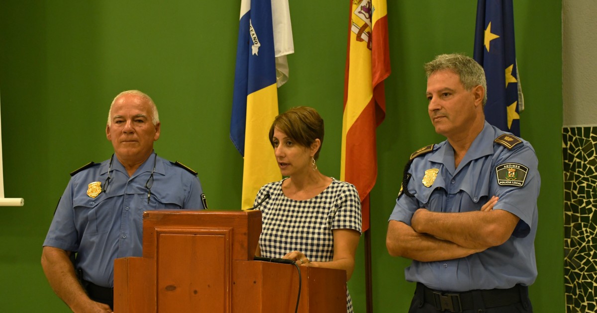 La alcaldesa de Mogán inaugura la 4ª Asamblea de la Asociación de Jefes de Policías Locales de Gran Canaria