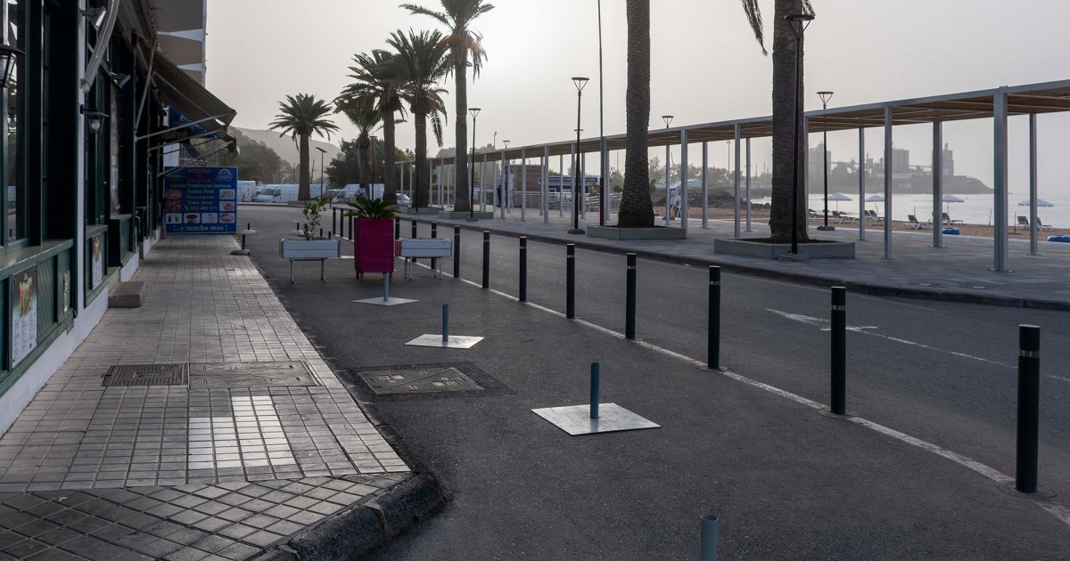 Mogán renovará aceras, mobiliario y alumbrado de calles aledañas a la playa  de El Perchel