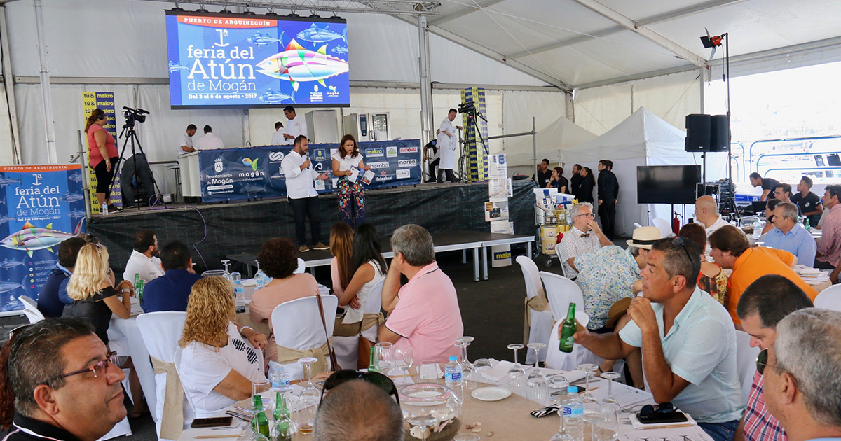 Distinguidos chefs muestran el potencial del atún de Mogán y sus usos culinarios en todas sus variantes dentro de la I Feria