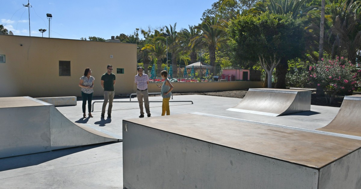 El Ayuntamiento invierte 52.000 euros en el nuevo skatepark de Arguineguín