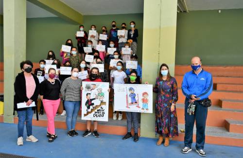 Alumnado moganero protagoniza la campaña municipal de prevención del absentismo escolar