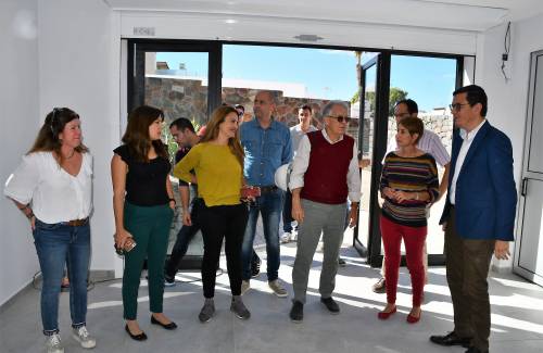 Onalia Bueno y Pablo Rodriguez inauguran la nueva recepción de la Zona Arqueológica de Cañada de los Gatos