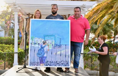 Mohamed El Montaser gana el  X Certamen de Pintura Rápida de Mogán