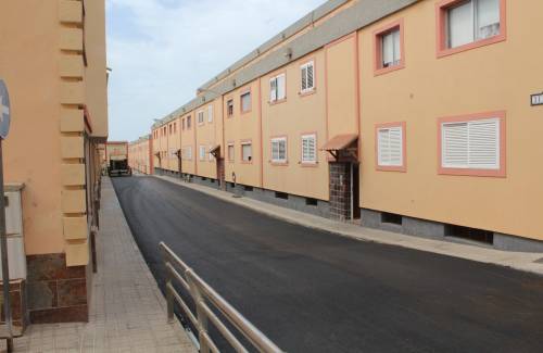 El Ayuntamiento de Mogán asfalta la calle Sima de Arguineguín