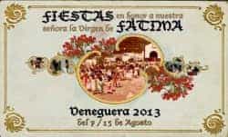 Programa Fiestas VENEGUERA 2013