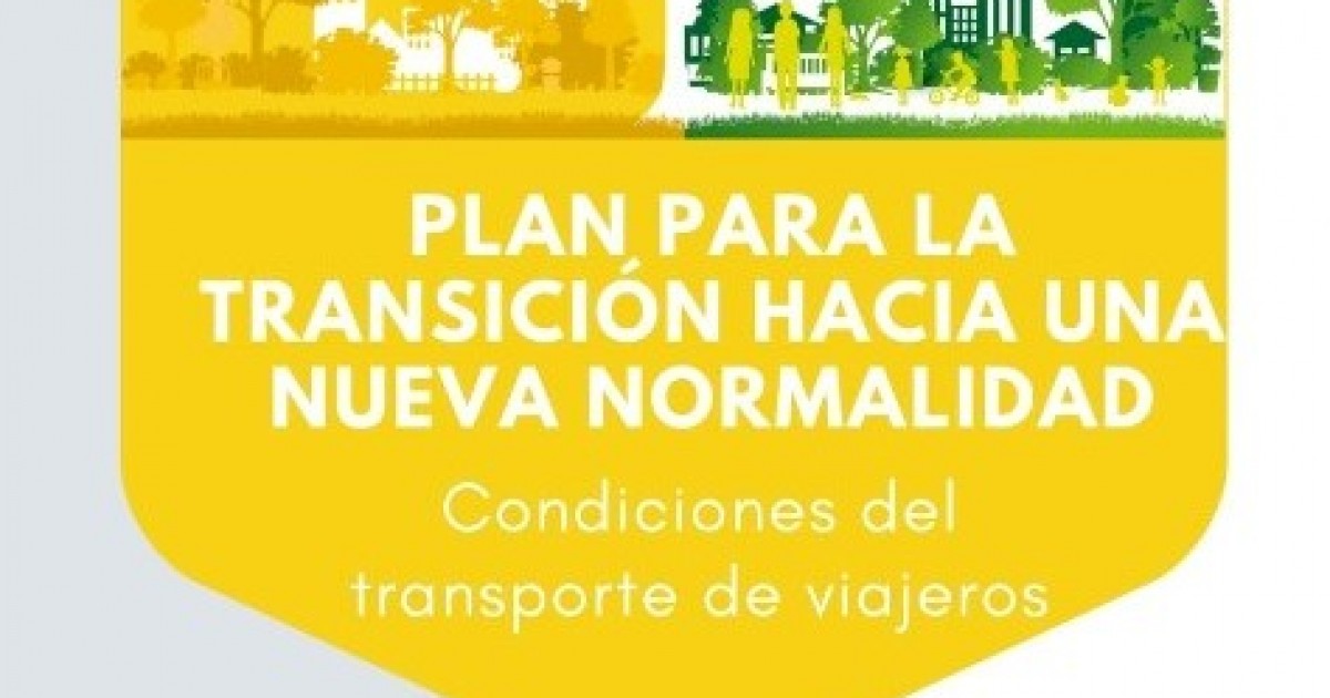 INFORMACIÓN: Transporte de viajeros en la FASE 1 del Plan para la Transición hacia una Nueva Normalidad
