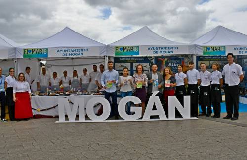 Mogán promociona en la Feria Internacional del Mar (FIMAR) sus tres ferias del sector primario