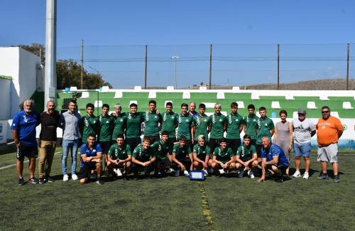 Mogán reconoce al equipo cadete del CD Arguineguín, tercero en el Madrid Internacional Cup