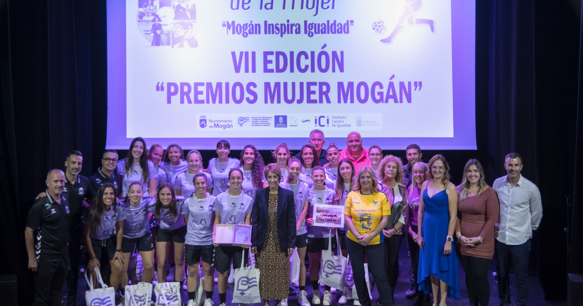 Futbolistas del C.D Fermanguín,   VII Premios Mujer Mogán