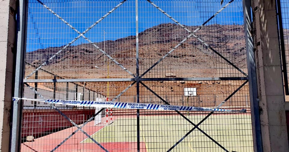El Ayuntamiento de Mogán procede al cierre de todas las canchas deportivas del municipio