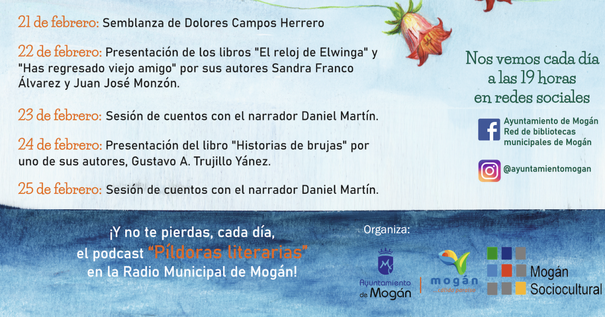 Mogán celebra Día de las Letras Canarias del 21 al 25 de febrero con actividades