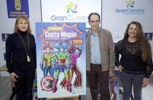 Los cómics y superhéroes protagonizarán el Carnaval Costa Mogán del 20 al 25 de febrero