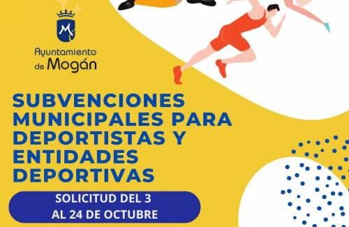 Mogán abre del 3 al 24 de octubre la convocatoria de subvenciones municipales a deportistas y entidades deportivas