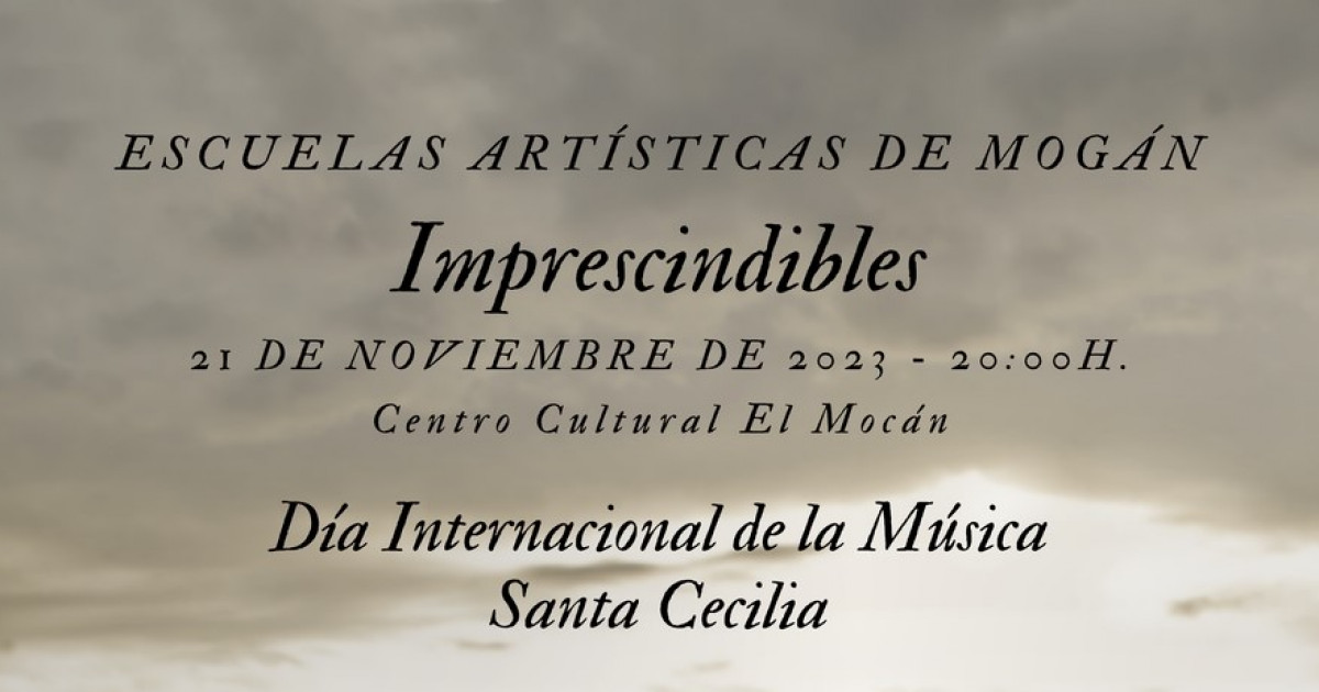 Profesorado de las Escuelas Artísticas de Mogán ofrecerán un concierto por Santa Cecilia