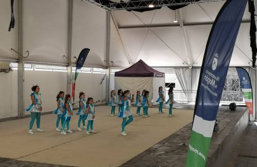 250 menores participan en el Encuentro Insular de Bailes Deportivos en Mogán