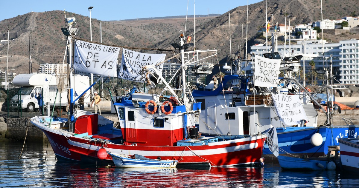 Mogán apoya a los pescadores del municipio que reivindican un mejor reparto de la cuota de atún