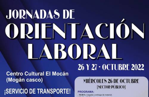 Mogán celebra las Jornadas de Orientación Laboral el 26 y 27 de octubre