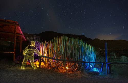 Mogán acoge 'Gran Canaria, 21 luces',  exposición de fotografía nocturna pintada con luz