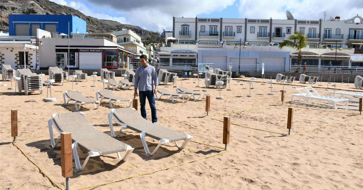 Mogán propone dividir las playas en sectores cuando se permita su uso recreativo
