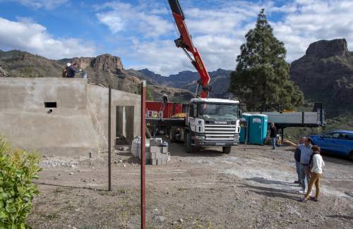 El Ayuntamiento construye un depósito de agua de mayor capacidad para   Barranquillo Andrés y Soria