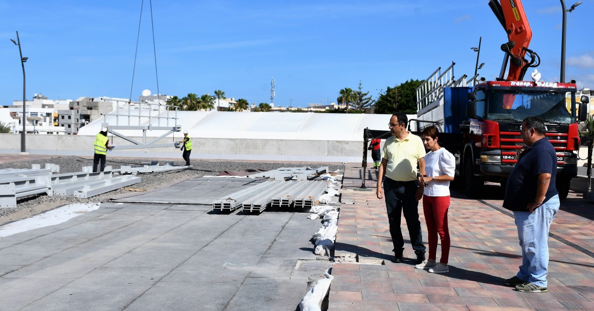 Arranca la ejecución del edificio polivamente de Arguineguín para la celebración de eventos