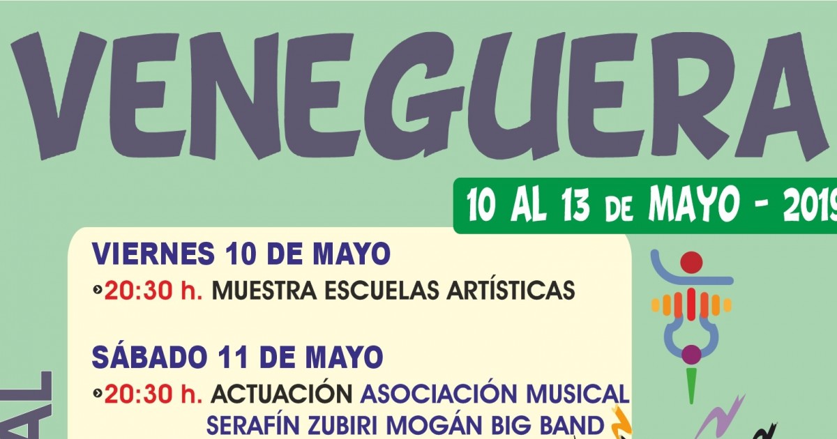 Veneguera acogerá actividades lúdicas y culturales del 10 al 13 de mayo