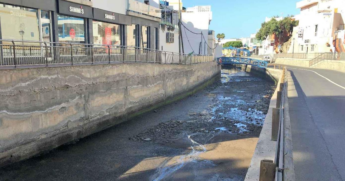 El Ayuntamiento rehabilitará el cauce del Barranco de Mogán