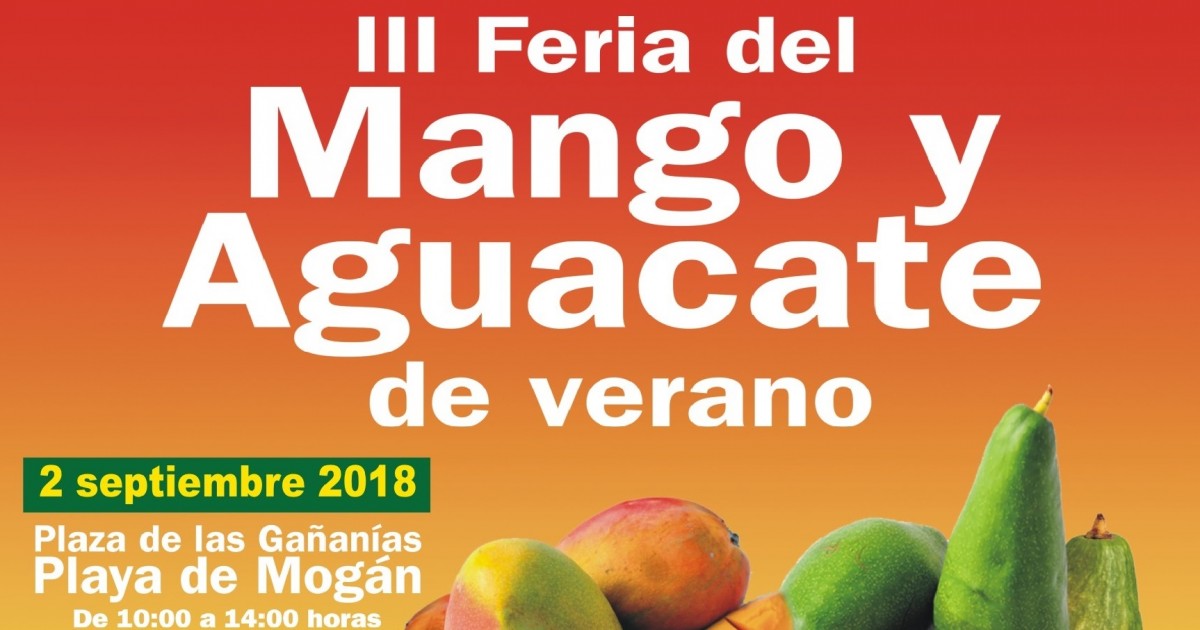 Mogán abre el de inscripción para participar en la Feria del Mango y Aguacate