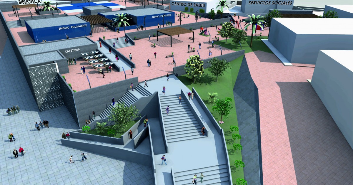 El Ayuntamiento reanuda la obra  del edificio de aparcamientos de Arguineguín