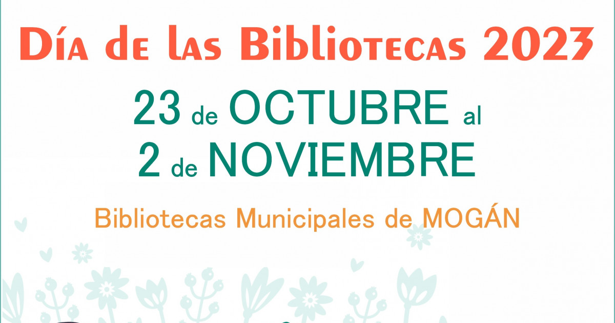 Mogán celebra el Día de las Bibliotecas del 23 de octubre al 2 de noviembre