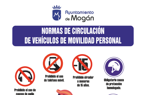 Mogán inicia una campaña sobre el uso de Vehículos de Movilidad Personal (VMP)